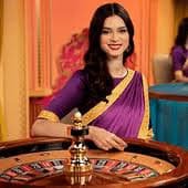 নিয়ন ভার্চুয়াল বাস্কেটবল কোর্টের দৃশ্য